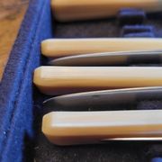 12 Rameau Sens stainless steel knives – France – 1950s/1970s