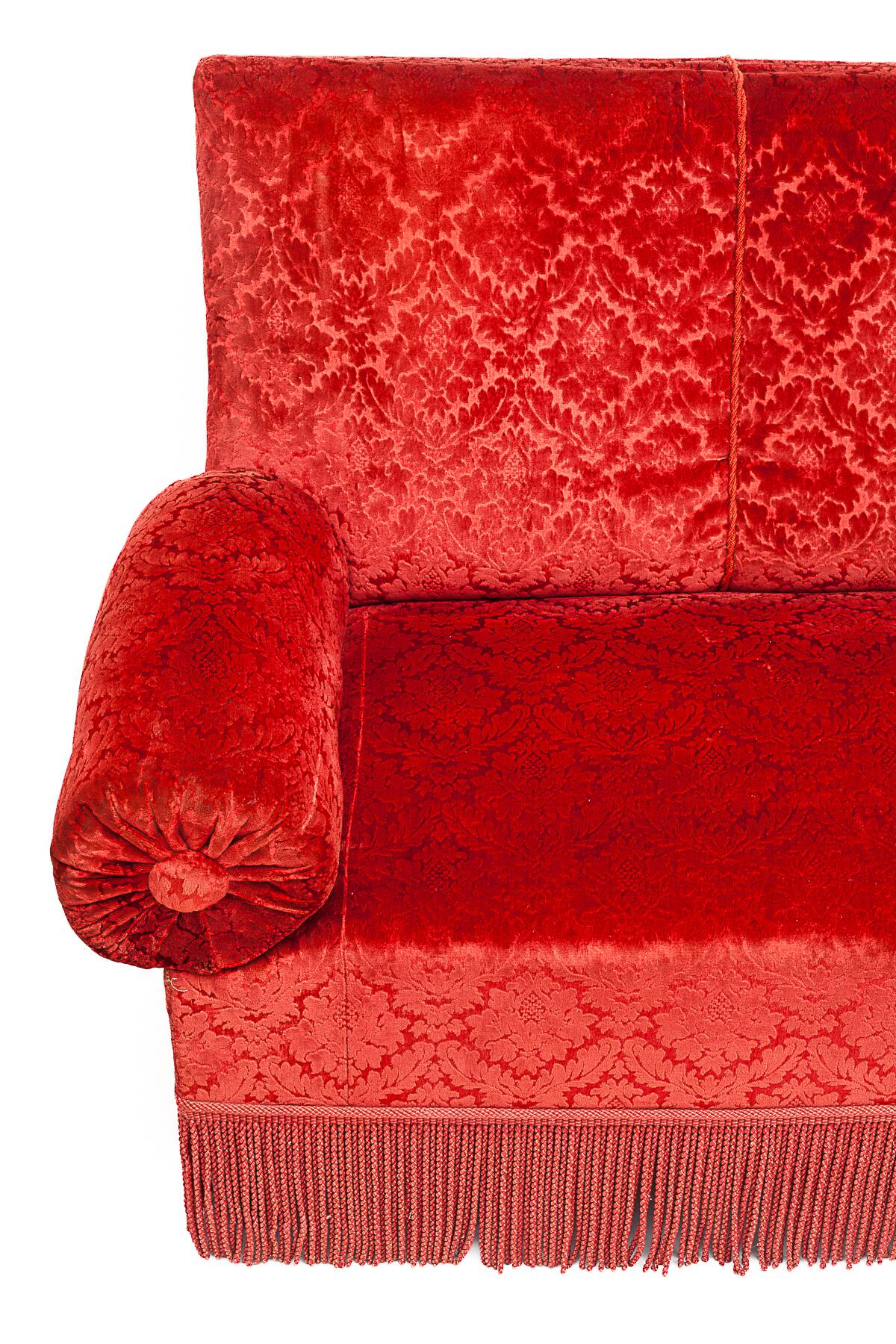 Red Alsatian Divan