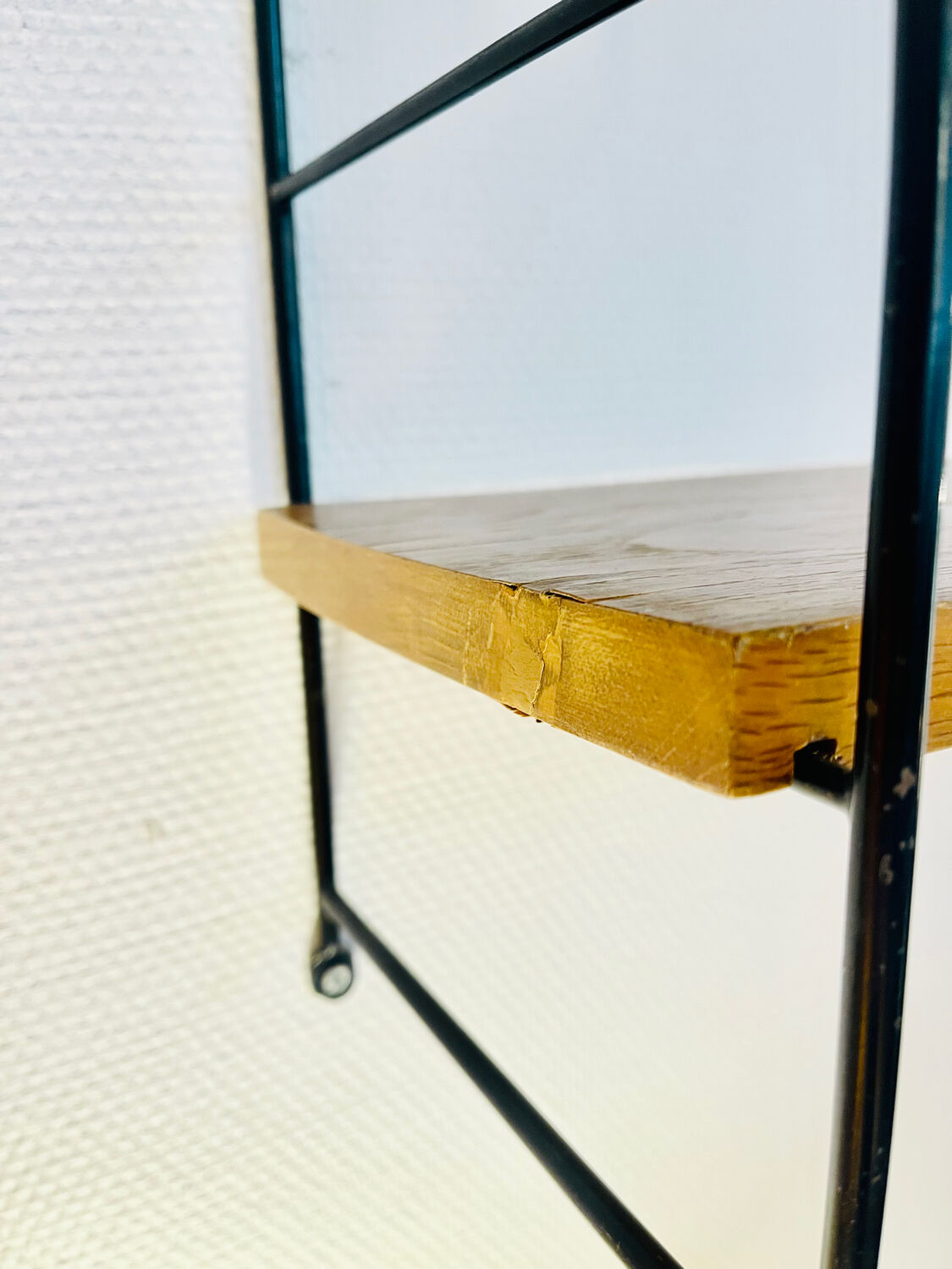 Modular Scandinavian wall shelf, circa 1960