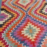 Turkish kilim rug,328x164 cm