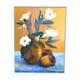 Oil painting on wood bouquet of flowers