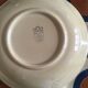 Set of 8 hollow plates cap faience gience of Gien 1970s