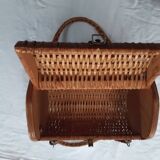 1950s wicker basket