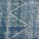 Faded blue carpet rug 301x185cm