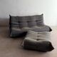Togo 3-Seater Sofa and Ottoman by Michel Ducaroy for Ligne Roset, France