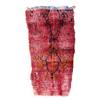Tapis Marocain Talsint rouge - 113 x 259 cm