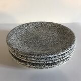 Five Ceramica Dalia dessert plates