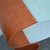 Console 80s wood with free curves