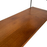 Vintage teak wood wall shelf wall rack