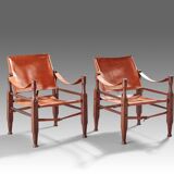 Paire de fauteuils Safari