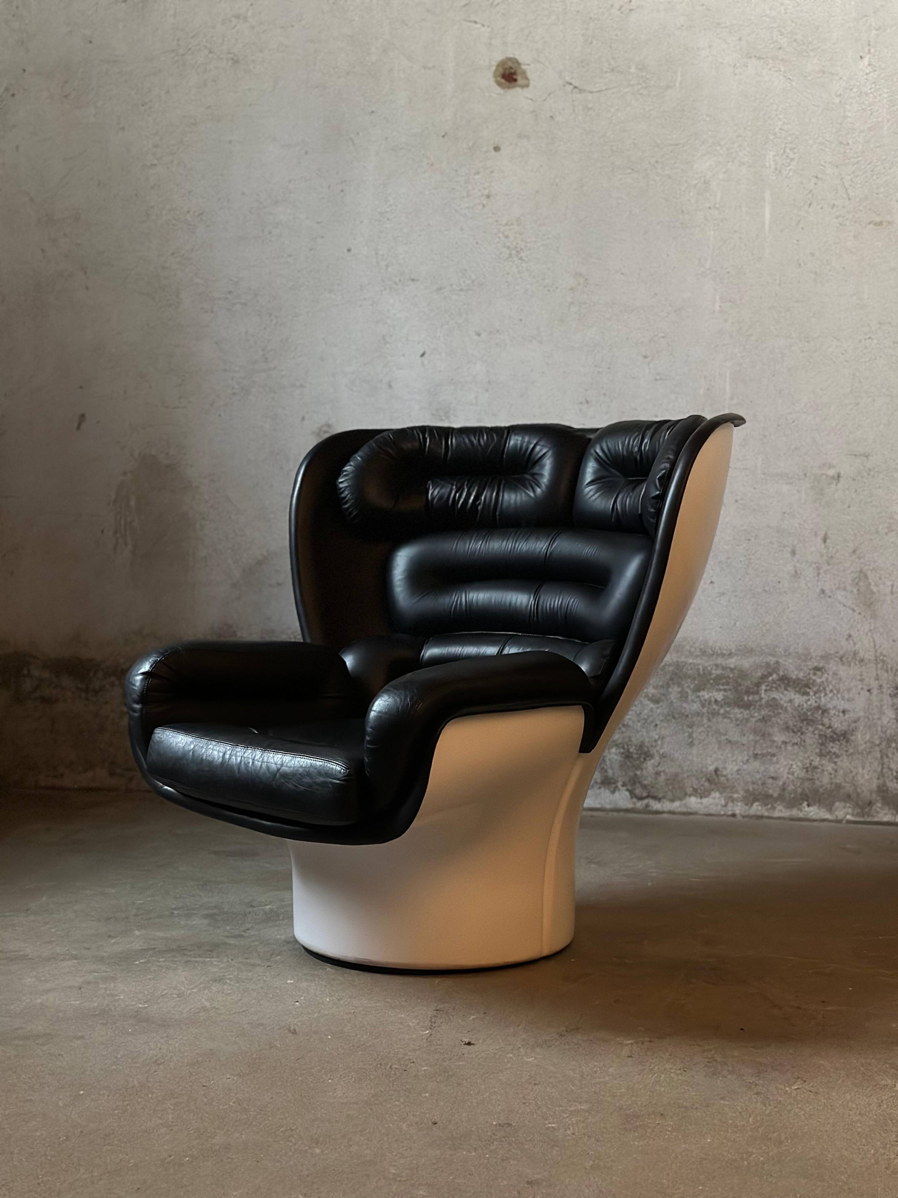 Original 1st editie Joe Colombo Elda Chair in Topstaat!