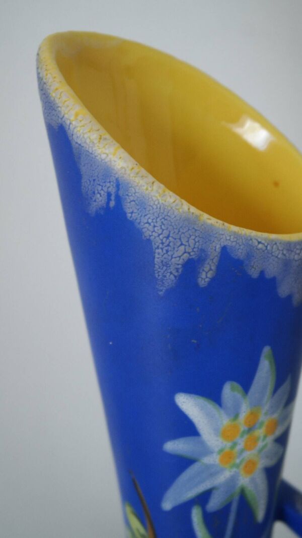 Vase forme libre vintage fourmaintraux desvres