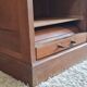 Meuble de métier - classeur à rideau double - vintage