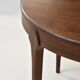 Vintage round Scandinavian table from the 60s, teak legs.