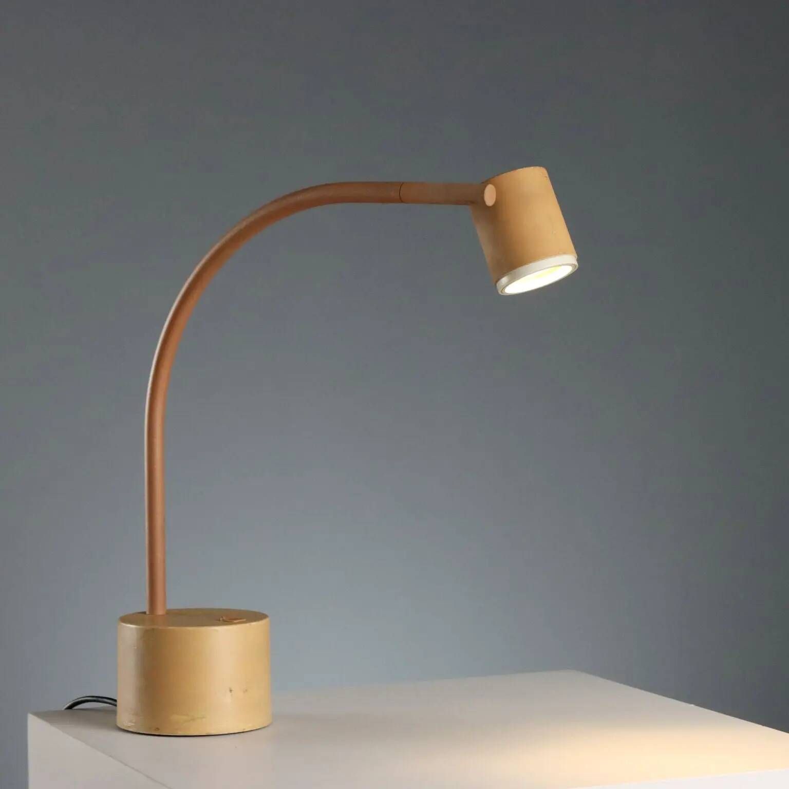 Philips Halo Click 2 table lamp, designed by Ettore Sottsass, 1980s.