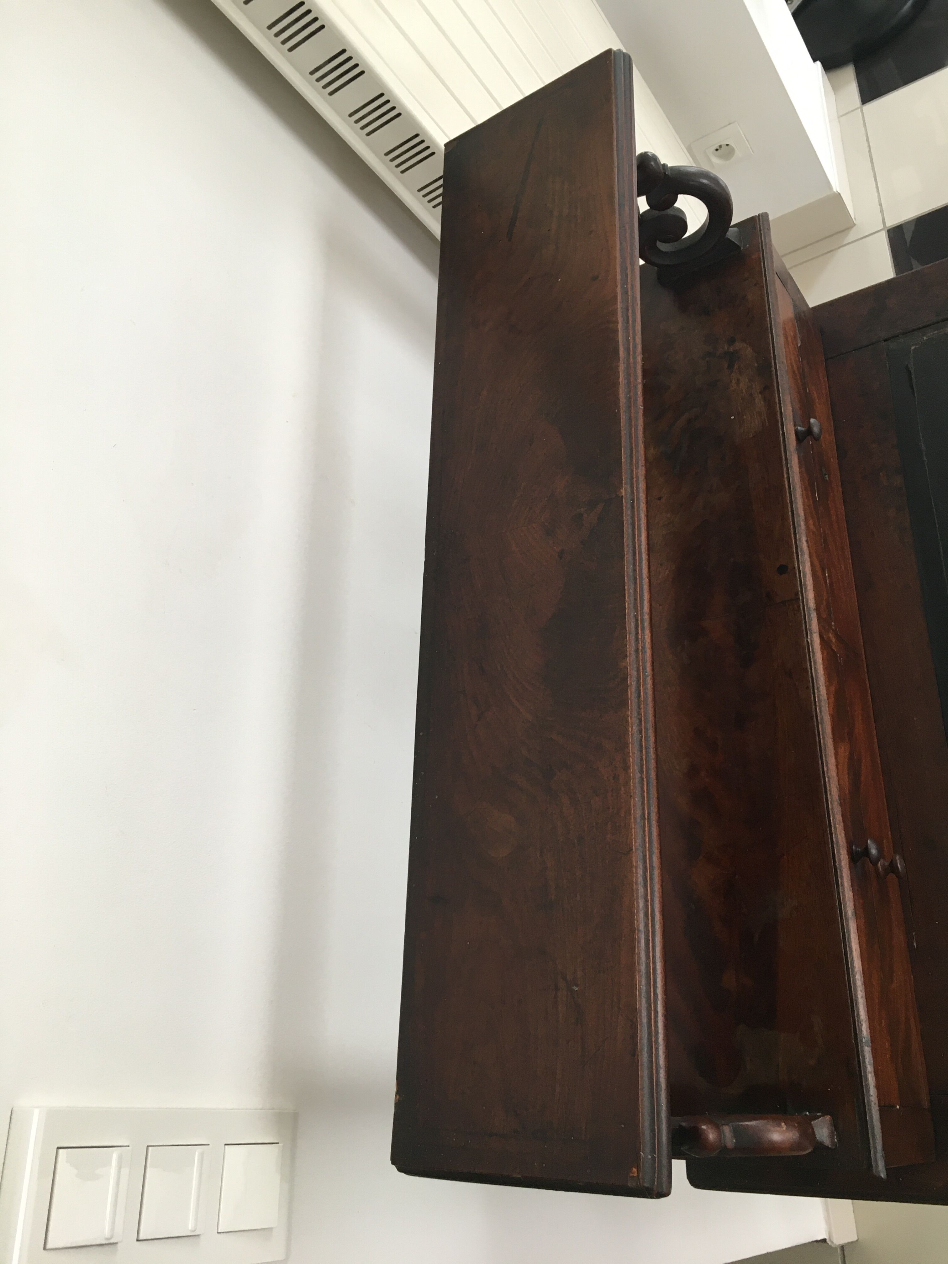 Wooden secretary office