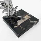 Chrome marabout lamp Art Deco