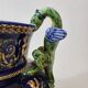 Vase forme médicis en faïence de gien
