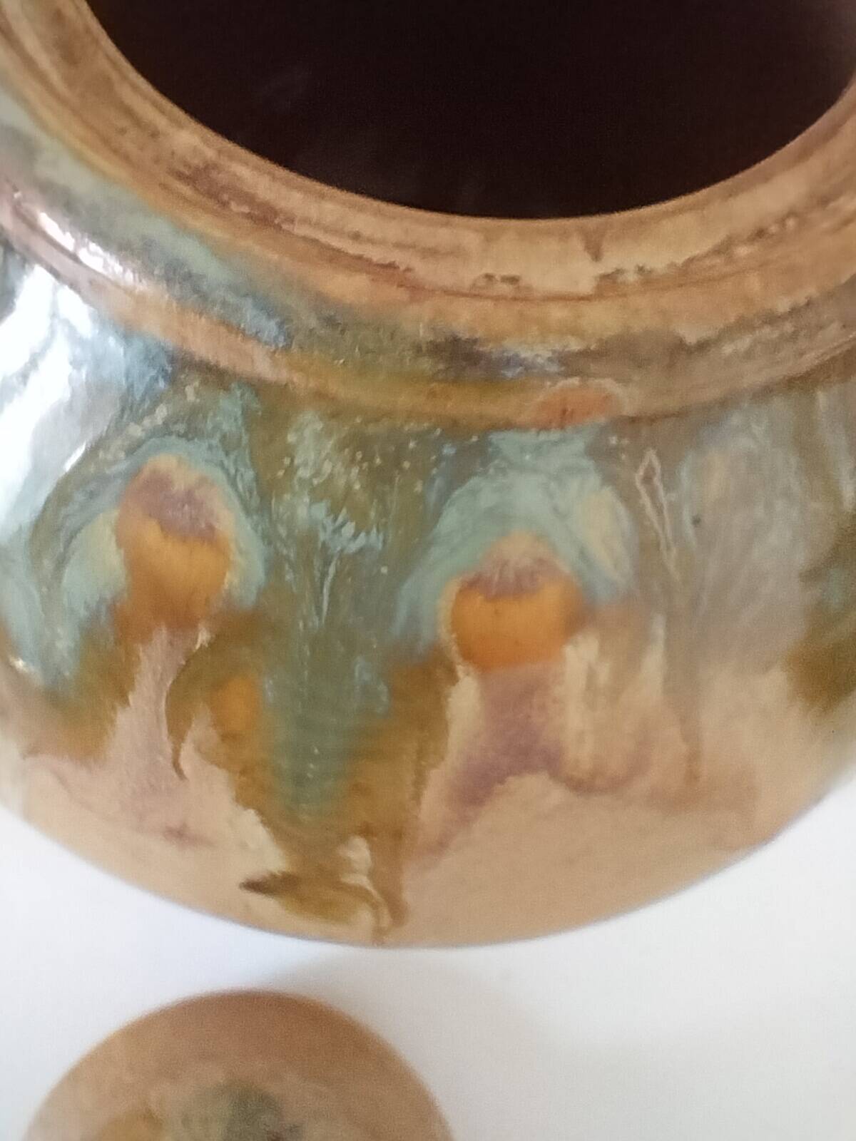 Grandet teapot in flamed stoneware Pierrefonds – Heraldic Faience