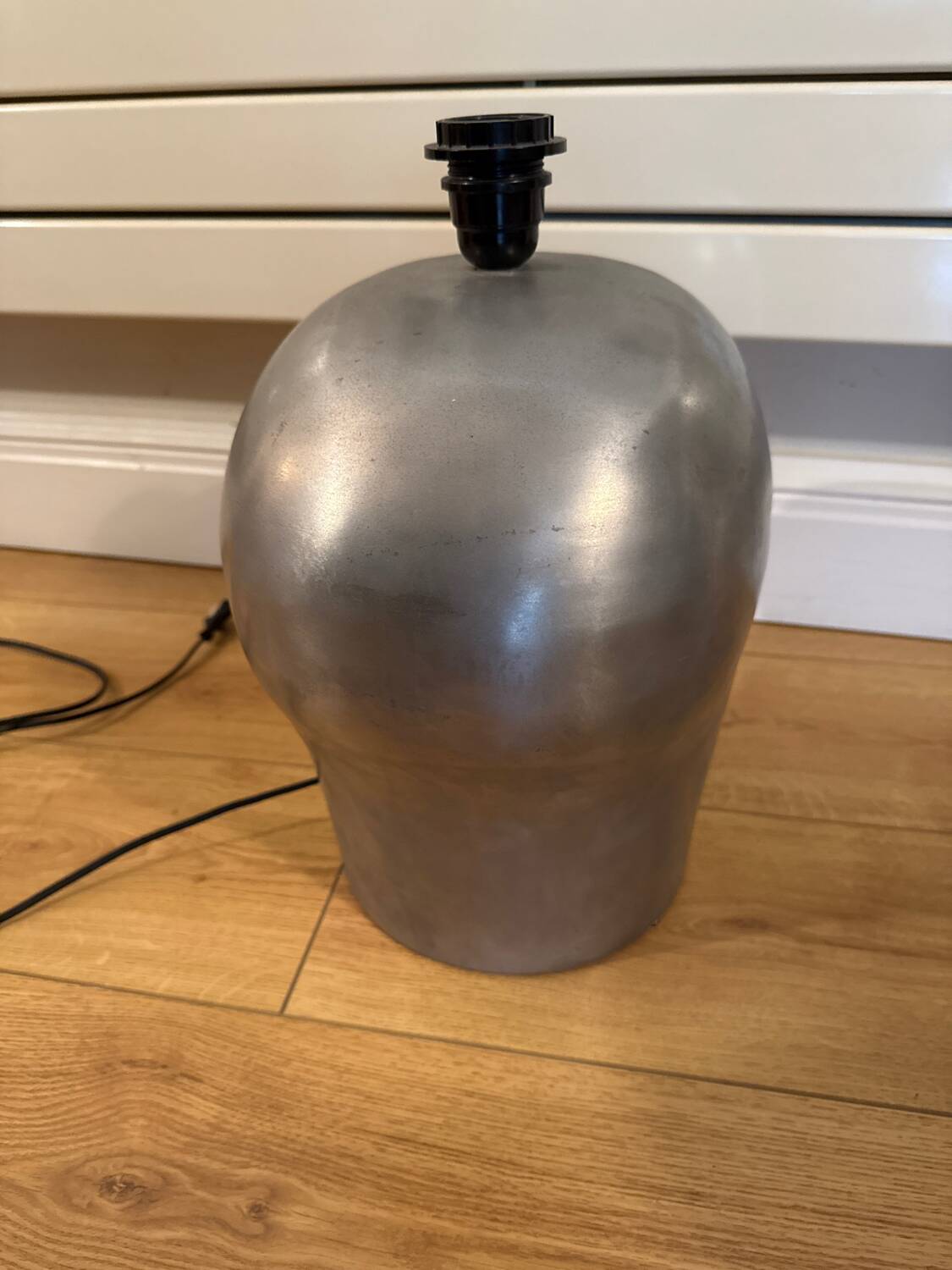 Vintage metal lamp base
