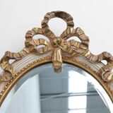 20th Century Louis XVI Baroque Style Mirror in Carved Wood, France