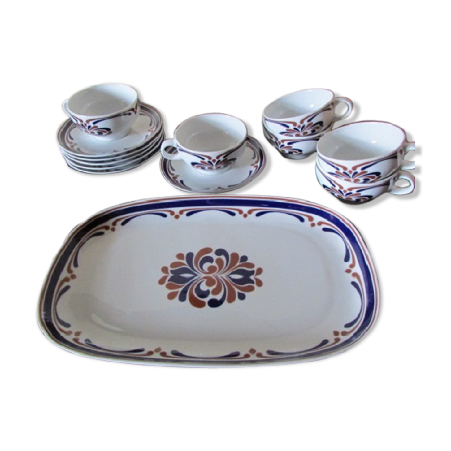 Soucoupes à Café Aro Lot De 6 | Porcelaine Blanche 12,6 Cm | Lave-vaisselle Et Micro-ondes