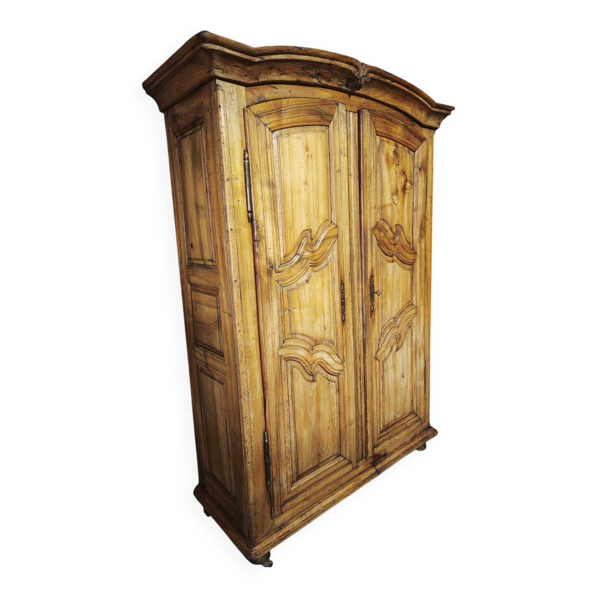 Armoire Bressane en loupe de Frêne XIXème