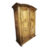 Armoire Bressane en loupe de Frêne XIXème