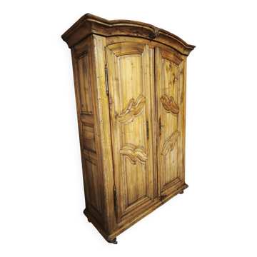 Armoire Bressane en loupe de Frêne XIXème