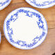 5 assiettes faïence anglaise Cauldon pour le Grand Dépôt