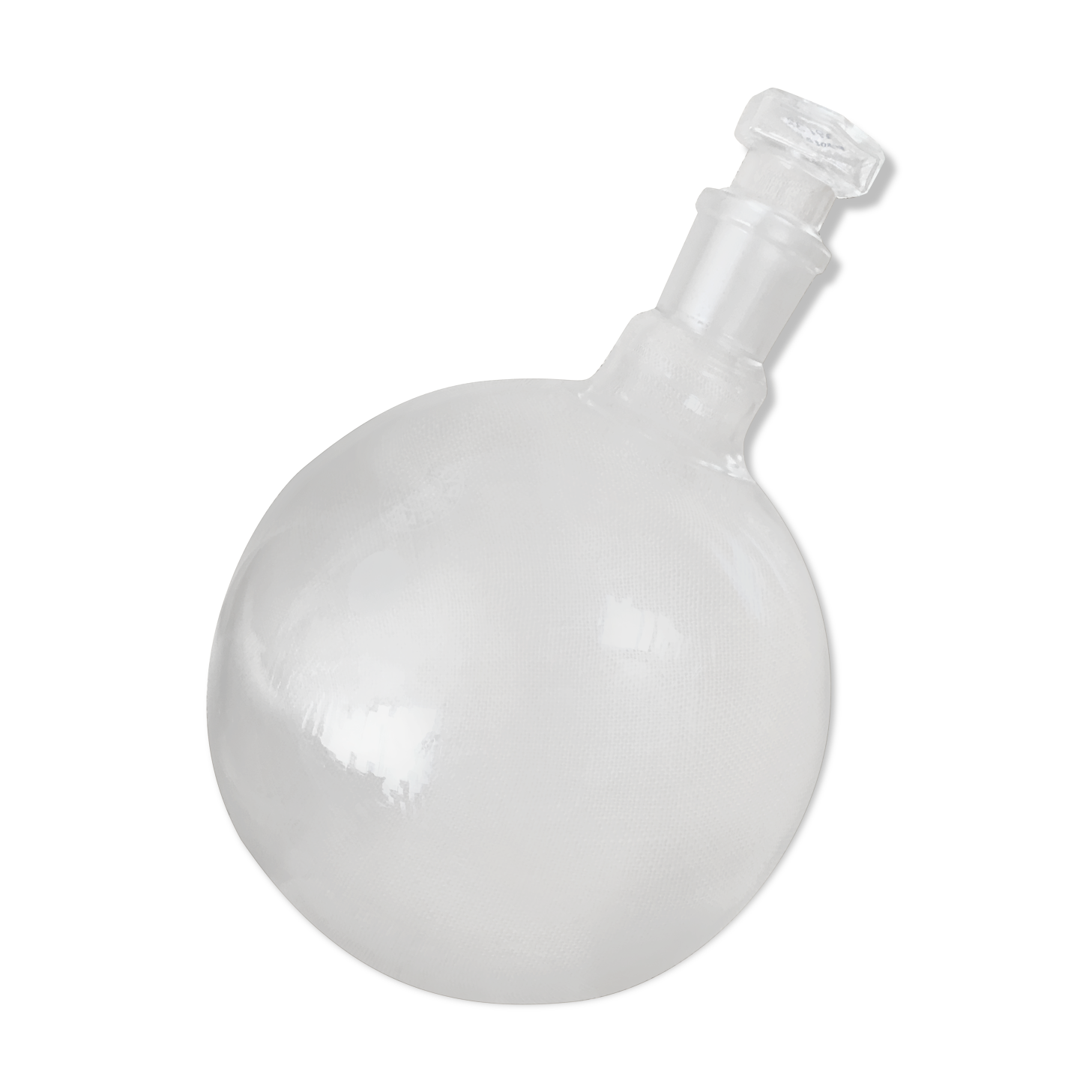 Laboratory glassware round carafe