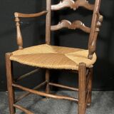 Straw armchair