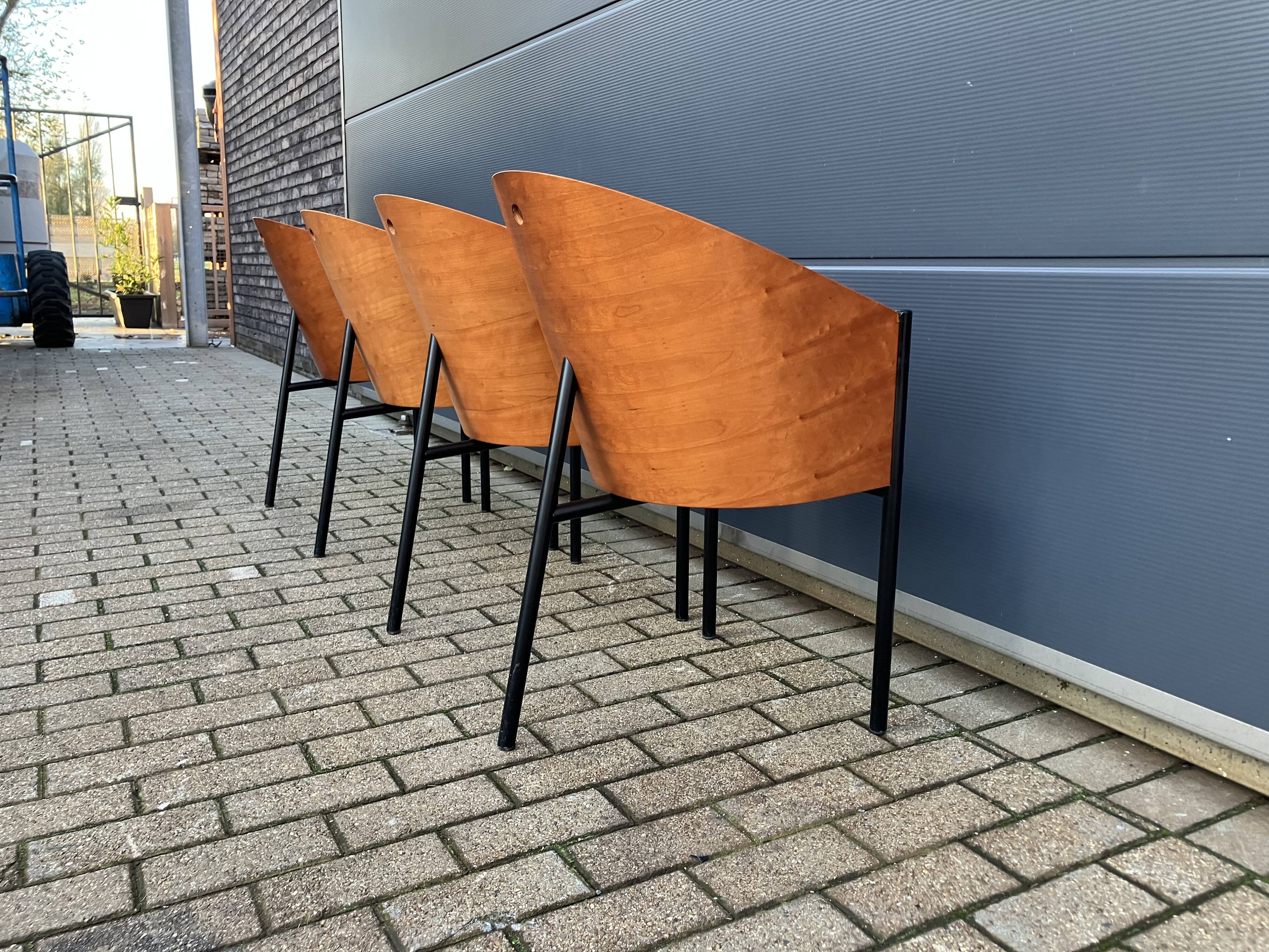 4x originaux chaises Costes Philippe Starck Aleph Driade