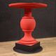 1970s Italian red painted coffee table