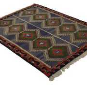 Anatolian handmade kilim rug 212 cm x 173 cm