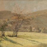 Albert Gianini (1876-1937) Signed and titled "Autumn Landscape"