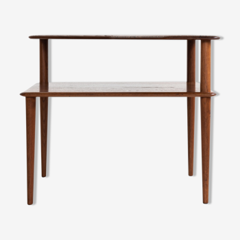 Midcentury corner table in teak by Hvidt & Mølgaard for Cado 1960