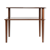 Midcentury corner table in teak by Hvidt & Mølgaard for Cado 1960