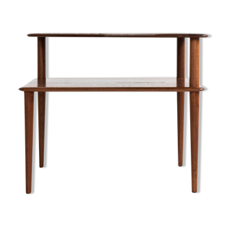 Midcentury corner table in teak by Hvidt & Mølgaard for Cado 1960
