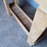 Brutalist console 120 cm solid wood