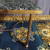 Table basse 1960 marbre vert