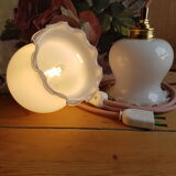 Suspension lam globe vintage
