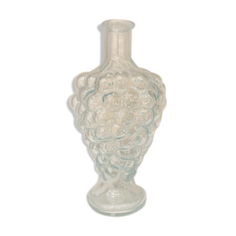 Glass grape-shaped vase or carafe