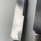 12 old large knives Horn handle Stainless steel blade