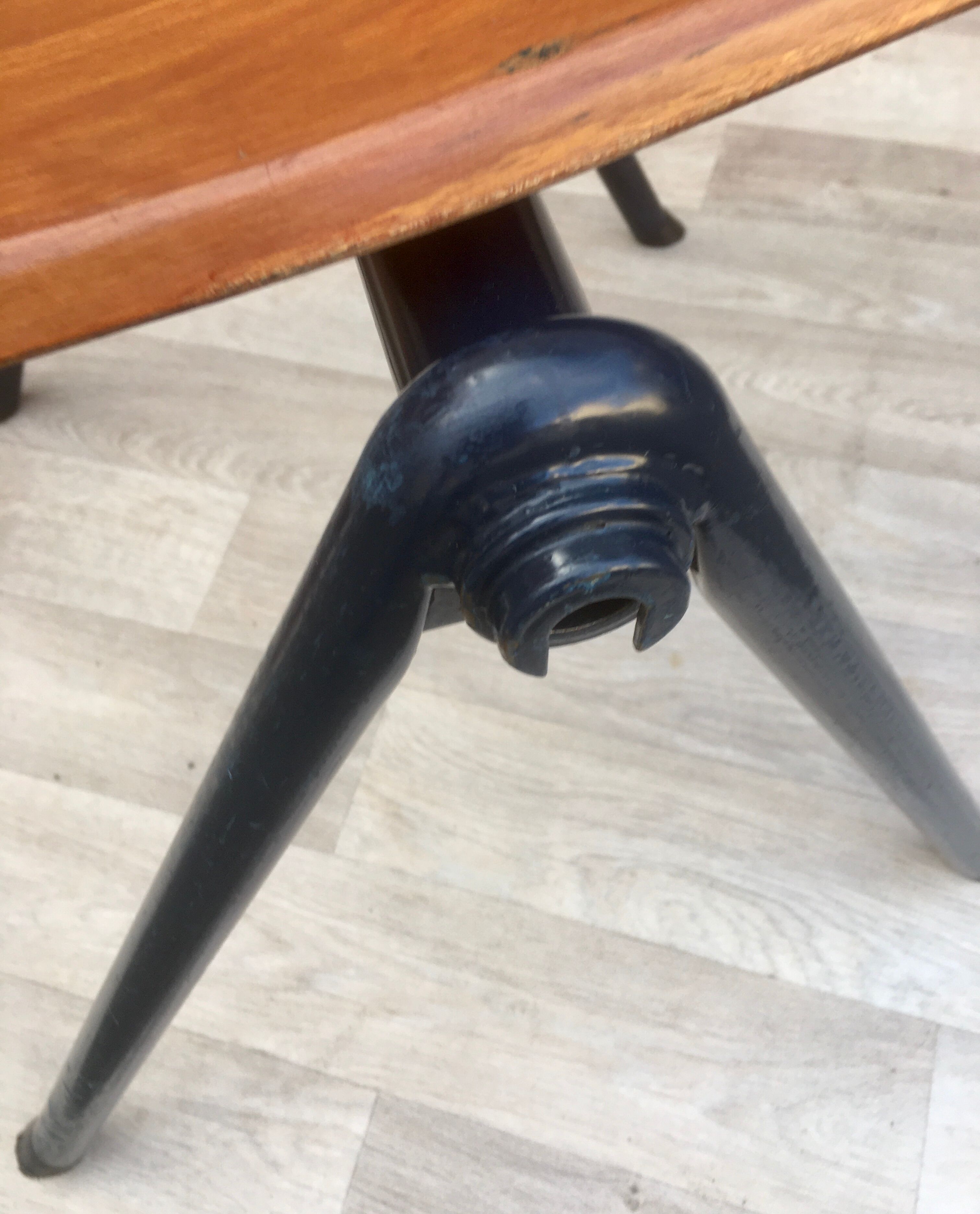 Set of 6 Galvanitas S30 industrial chairs