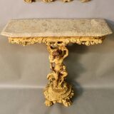 Rococo Style Console and Mirror Set