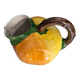 Large "apple" jug in Bassano ceramic