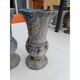 Set of 5 cast iron vases from 1900 from Charleville-Mézières