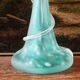 Murano blown glass vase, snake