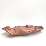 Fruit dish or cup shaped leaf terracotta
